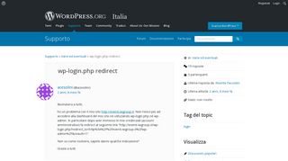 
                            7. wp-login.php redirect | WordPress.org