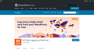 
                            3. WP Mail Logging | WordPress.org