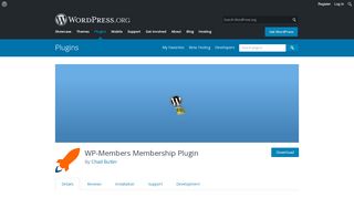 
                            4. WP-Members Membership Plugin | WordPress.org
