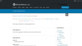 
                            3. wp_new_user_notification() | Function | WordPress Developer ...