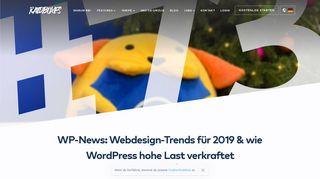 
                            9. WP-News: Webdesign-Trends 2019 & WordPress für hohe Last fit ...