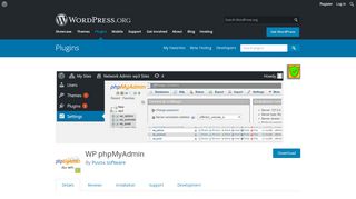 
                            11. WP phpMyAdmin | WordPress.org