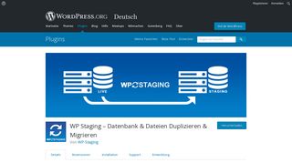 
                            1. WP Staging – Datenbank & Dateien Duplizieren & Migrieren ...