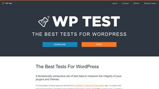 
                            7. WP Test – The Best Tests for WordPress