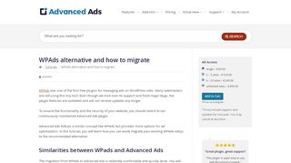 
                            5. WPAds alternative and how to migrate to another ad management plugin