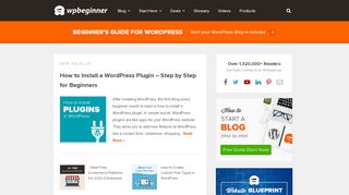 
                            4. WPBeginner - Beginner's Guide for WordPress