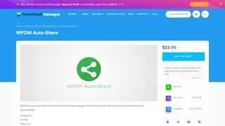 
                            11. WPDM Auto-Share - WordPress Download Manager