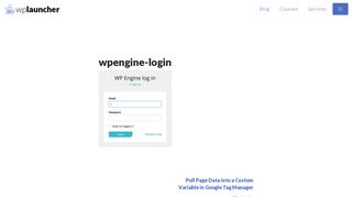 
                            8. wpengine-login - WPLauncher