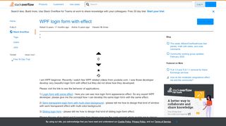 
                            6. WPF login form with effect - Stack Overflow