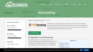 
                            6. WPhosting anmeldelser - Tilbyder WPhosting god hosting? Se svaret ...