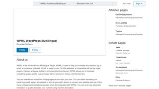 
                            10. WPML WordPress Multilingual | LinkedIn