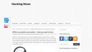 
                            7. WPML.org website was hacked - what you need to know - Hacking News