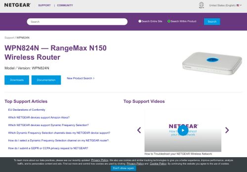 
                            2. WPN824N | N150 Wireless Router | NETGEAR Support