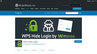 
                            4. WPS Hide Login – WordPress plugin | WordPress.org