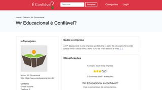 
                            13. Wr Educacional é Confiavel? Informaões e Criticas aqui!