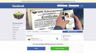 
                            10. WR Educacional - Página inicial | Facebook