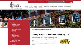 
                            6. Wrap it up - Online lunch ordering Y1-8 | Scots College