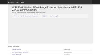
                            13. WRE2206 Wireless N300 Range Extender User Manual WRE2205 ...