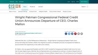 
                            10. Wright Patman Congressional Federal Credit Union Announces ...
