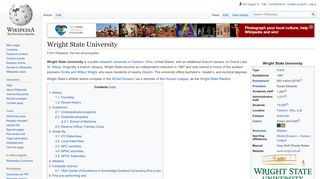 
                            8. Wright State University - Wikipedia