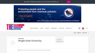 
                            11. Wright State University World University Rankings | THE