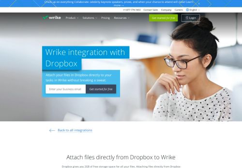 
                            9. Wrike integration with Dropbox