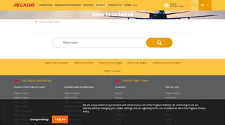 
                            5. Write To Us Search | | Pegasus Airlines