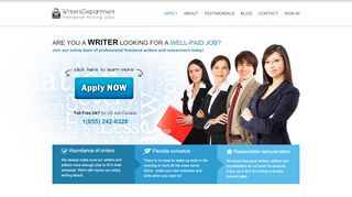 
                            2. Writers Department | Online Freelance Writing Jobs For Academics