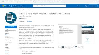 
                            4. Writer's Help Now, Hacker - Reference for Writers