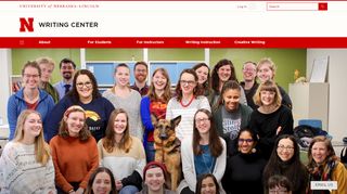 
                            12. Writing Center | Nebraska