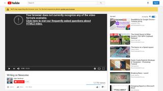 
                            4. Writing on Newsvine - YouTube