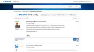 
                            13. WRT3200ACM openwrt problem - Linksys Community