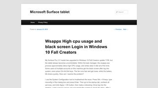 
                            3. Wsappx High cpu usage and black screen Login in Windows 10 Fall ...