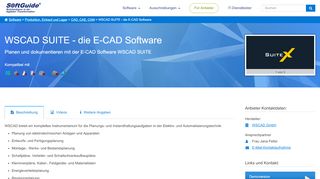 
                            7. WSCAD SUITE - die E-CAD Software - Softguide