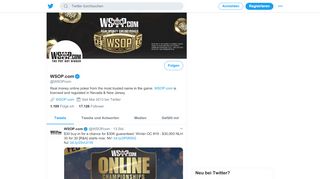 
                            7. WSOP.com (@WSOPcom) | Twitter