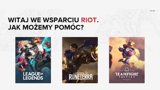 
                            8. Wsparcie Riot Games