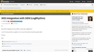 
                            10. WSS Integration with SIEM (LogRhythm) | Symantec Connect ...