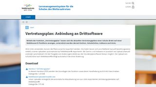 
                            7. wtkedu - Vertretungsplan: Anbindung an Drittsoftware
