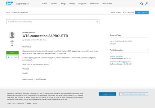 
                            3. WTS connection SAPROUTER - archive SAP