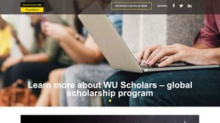 
                            12. WU Scholars – College Scholarships for Students Worldwide