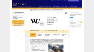 
                            13. WU (Vienna University of Economics & Business) | CEMS