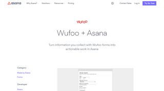 
                            12. Wufoo + Asana app integration: import web form data into Asana · Asana