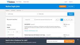 
                            11. Wufoo login Jobs, Employment | Freelancer