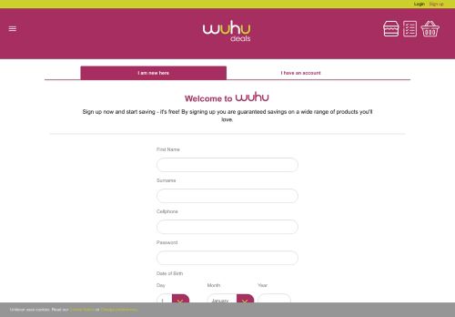 
                            13. wuhu | Sign up now - its Free!