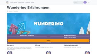 
                            9. Wunderino Erfahrungen (2019) - Betrug oder seriös? Hier lesen