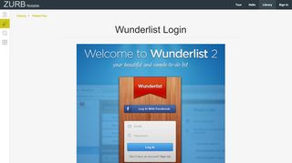 
                            5. Wunderlist Login | PatternTap | ZURB Library