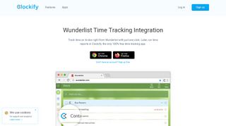 
                            11. Wunderlist Time Tracking Integration - Clockify
