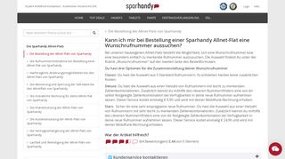 
                            12. Wunschrufnummer bei der Allnet-Flat - Sparhandy