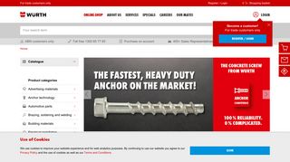 
                            12. Wurth Australia Online Shop - Quality products online for industry