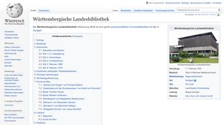 
                            2. Württembergische Landesbibliothek – Wikipedia
